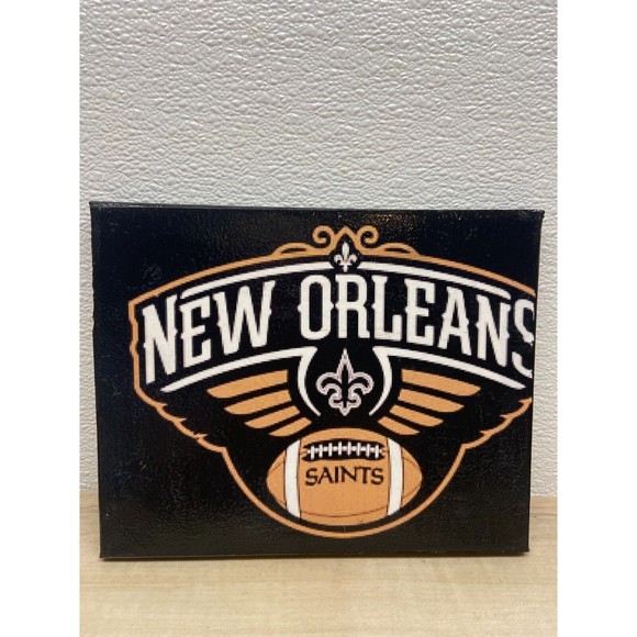 NFL New Orleans Saints Painting Logo Sign Wall Decor - Picture 1 of 4